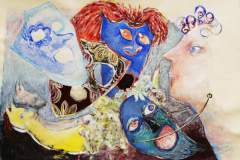 Anna-Bieler_Maskenball_2019_Mischtechnik_Buetten_70x100-cm